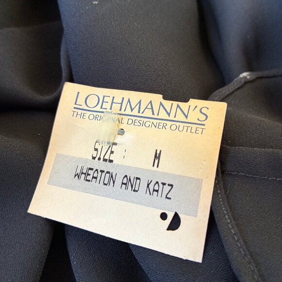 Wheaton & Katz Ltd LIMITED EDITION Long Sleeve Blouse Button Up SHEER Large New - Picture 8 of 12